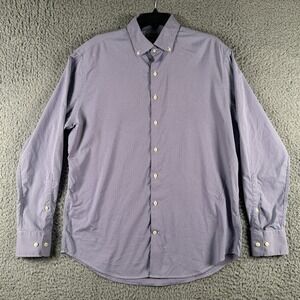 Peter Millar Summer‎ Comfort Shirt Men's L Multicolor Plaid Button Down LACC